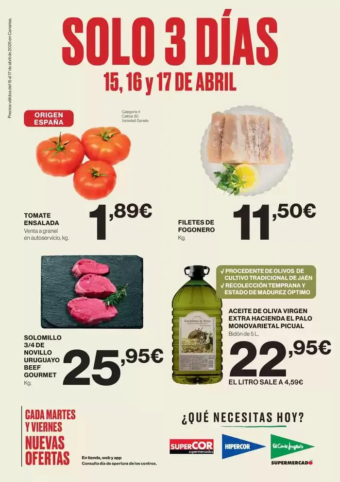 Catálogo de ¡Solo 3 días! 15 de abril al 17 de abril 2025 - Página 1