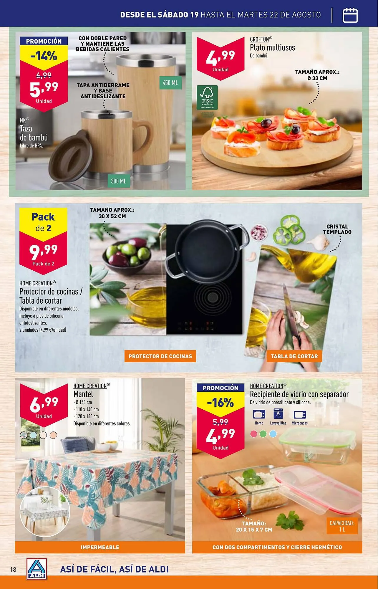 Catálogo de Folleto ALDI 16 de agosto al 22 de agosto 2023 - Página 18