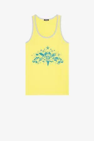 Just Cavalli Abstract-Print Tank Top