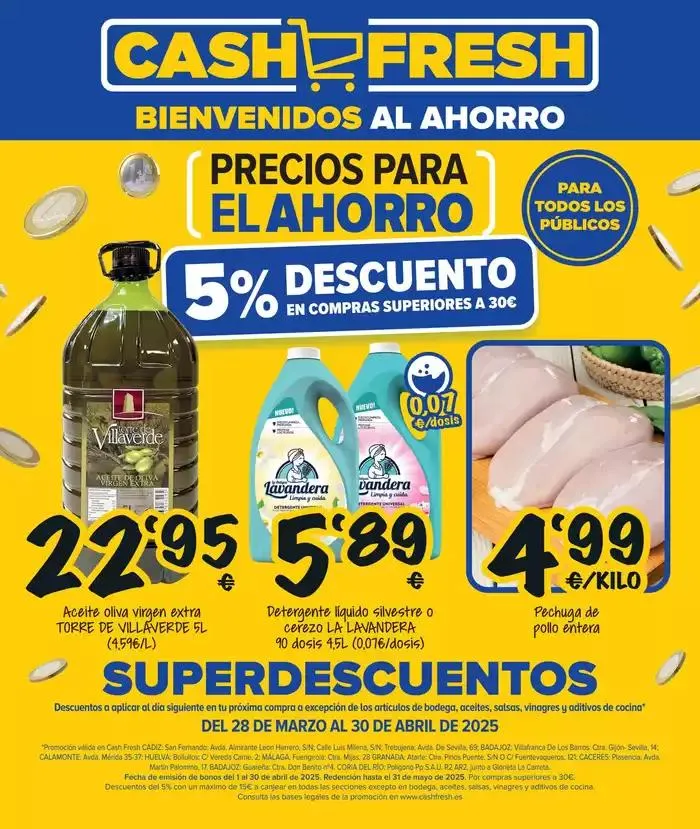 Catálogo de Precios para el ahorro 28 de marzo al 30 de abril 2025 - Página 1