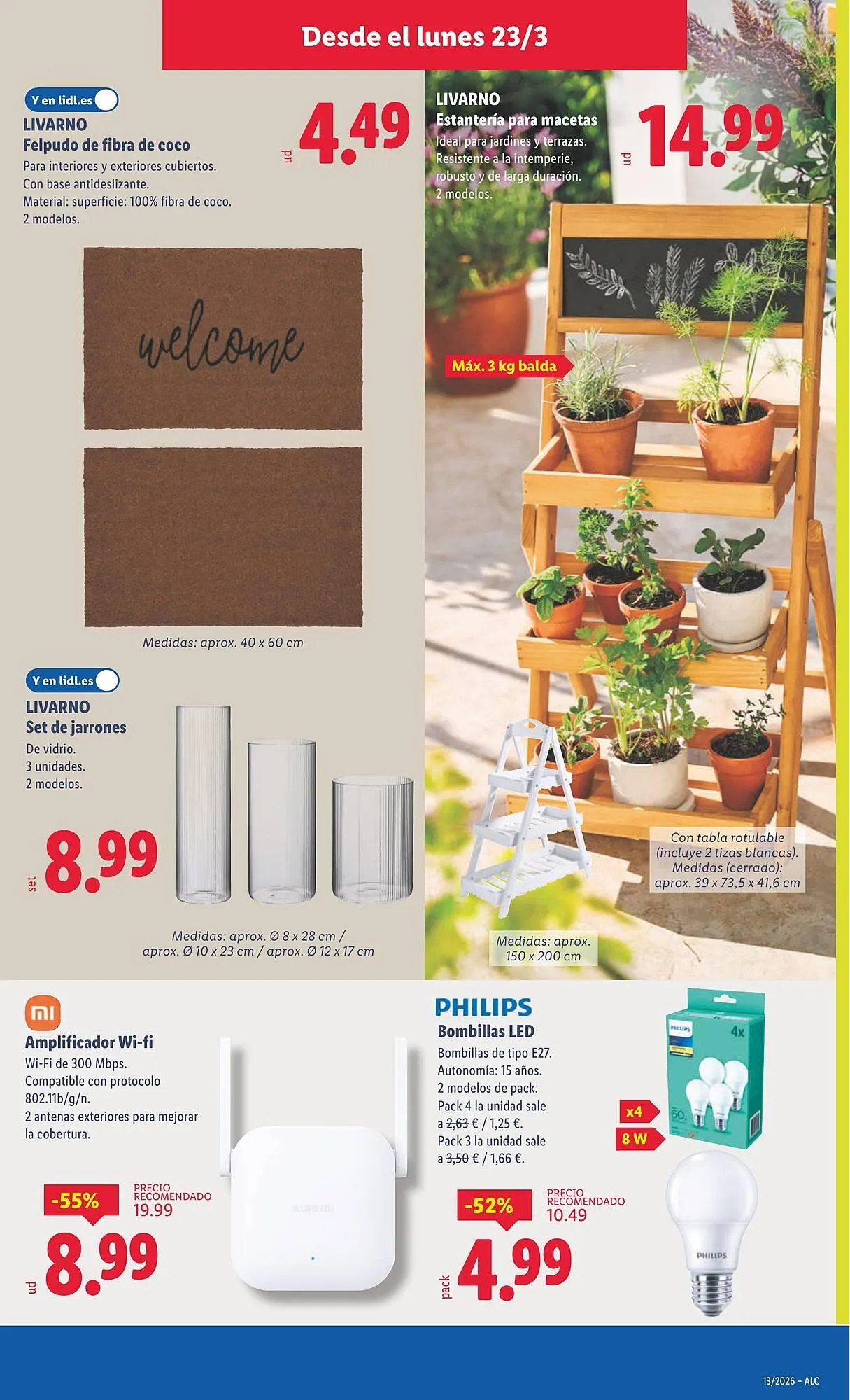 Catálogo de Catálogo Lidl 23 de marzo al 29 de marzo 2026 - Página 13