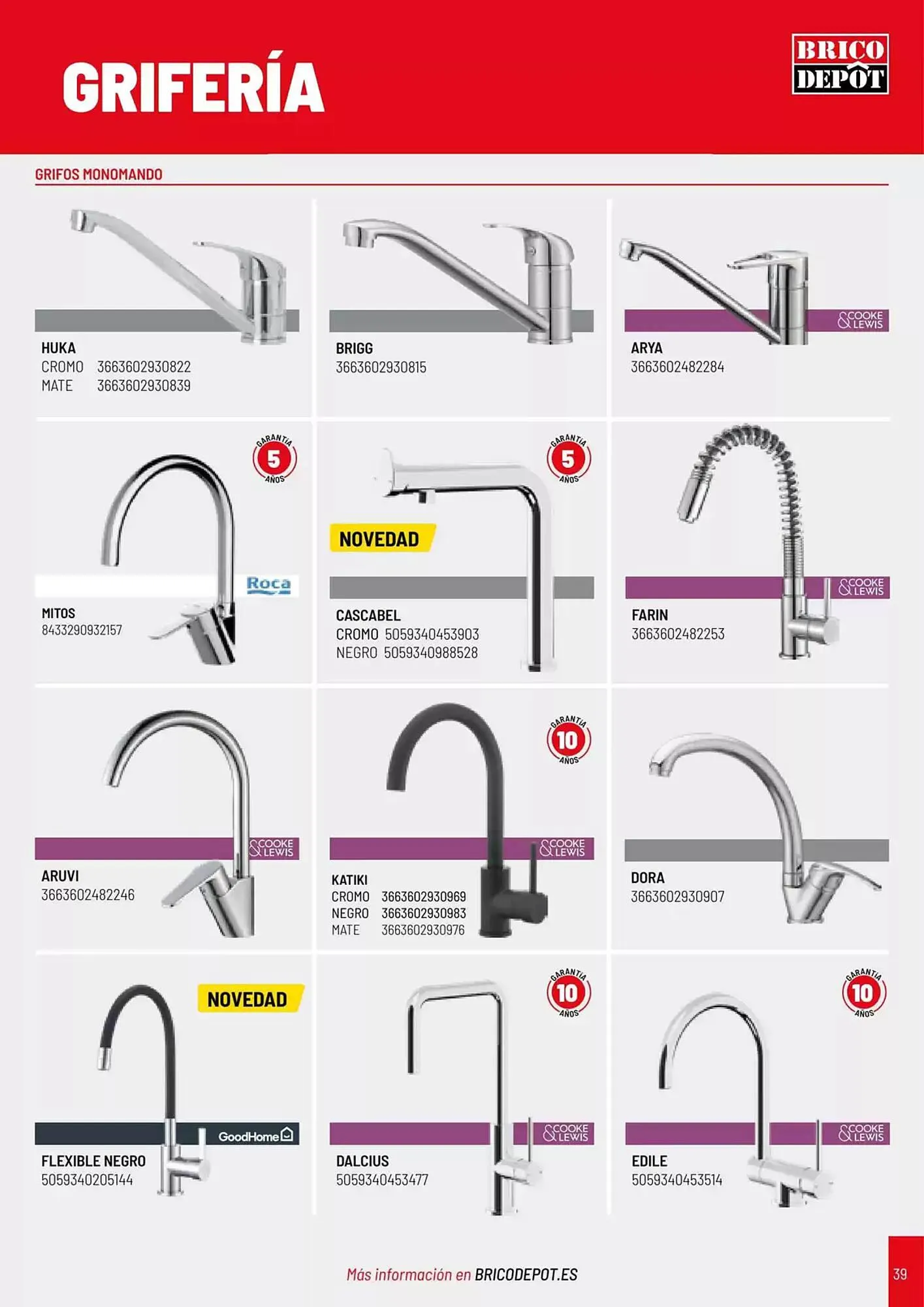 Catálogo de Folleto Brico Depôt 6 de febrero al 31 de diciembre 2025 - Página 39