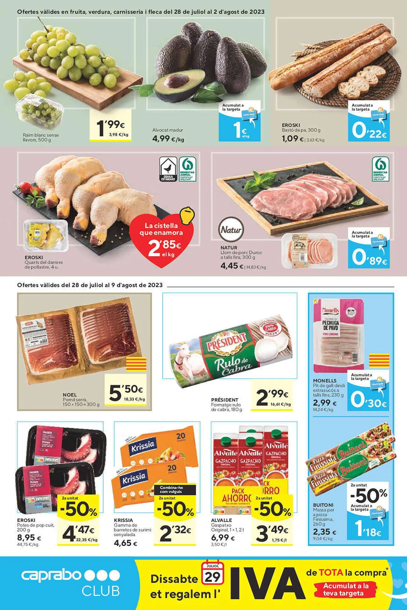 Catálogo de Folleto Caprabo 28 de julio al 9 de agosto 2023 - Página 2