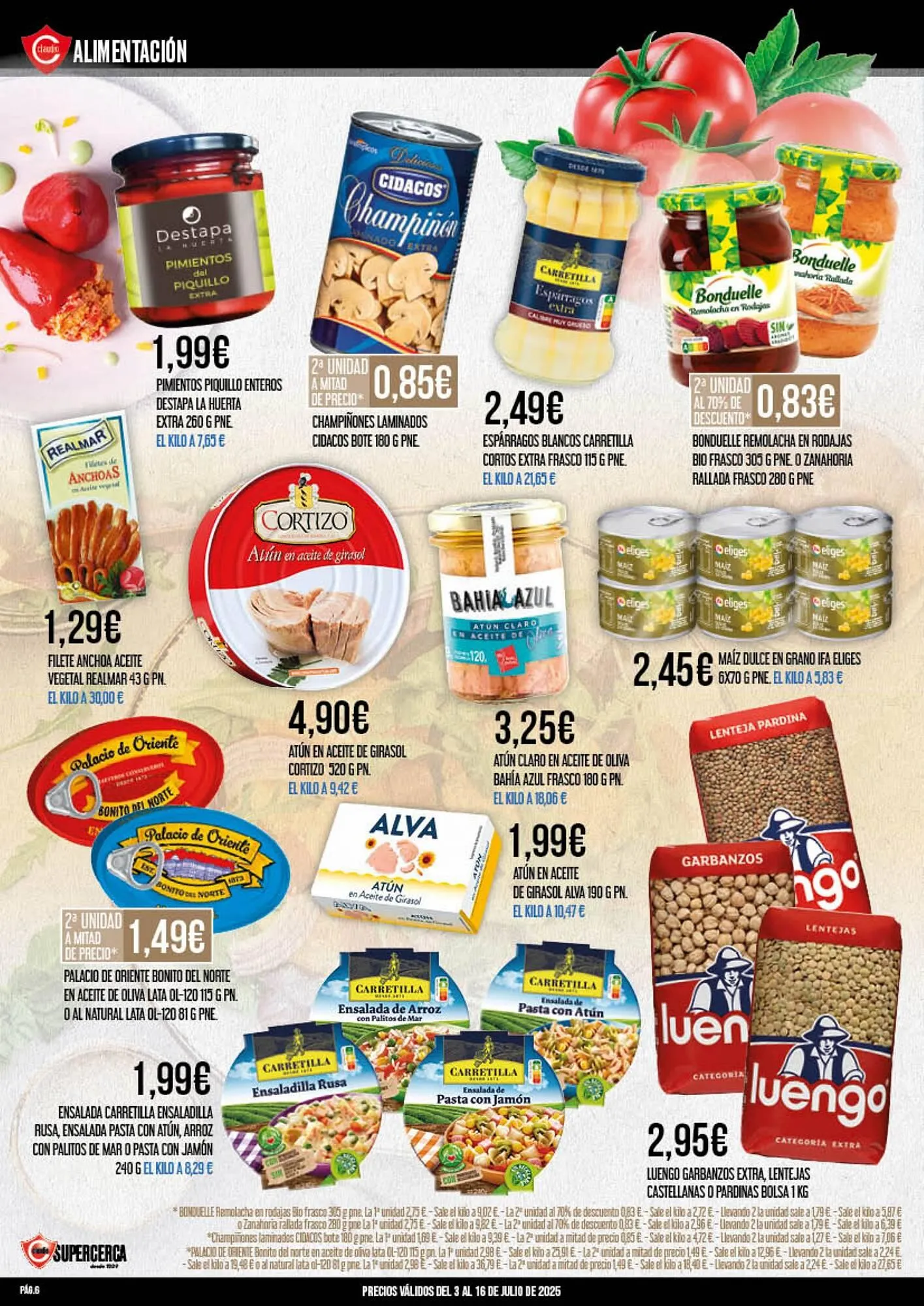 Catálogo de Folleto Claudio 3 de julio al 16 de julio 2025 - Página 6
