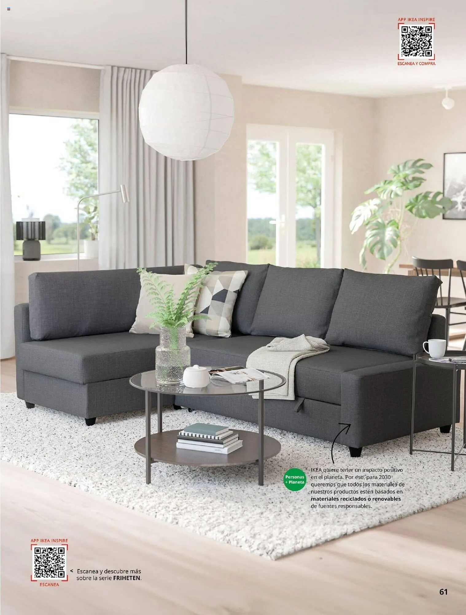 Catálogo de Folleto IKEA Sofás 4 de septiembre al 31 de enero 2025 - Página 61