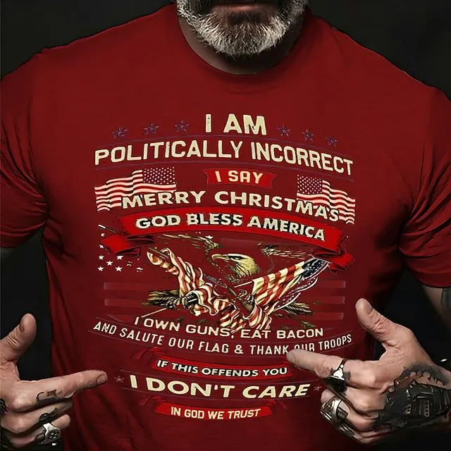 Estampados Águila Bandera Rojo Azul Verde Camiseta Camisetas gráficas Hombre Gráfico Mezcla de Algodón Camisa Cómodo Camisa Mangas cortas Camiseta cómoda Calle Vacaciones Verano Ropa de diseñador de