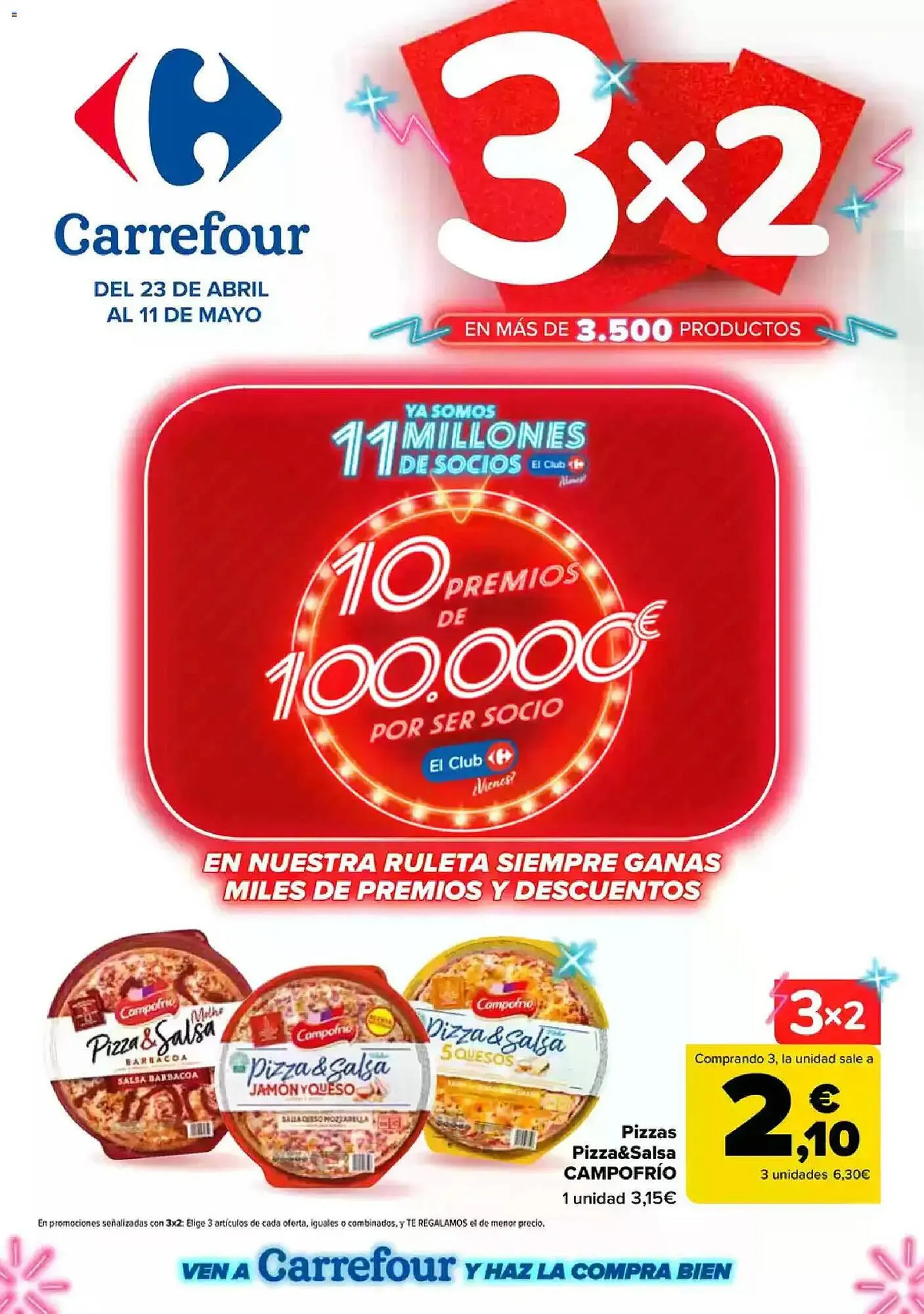 Catálogo de Folleto Carrefour 23 de abril al 11 de mayo 2026 - Página 1