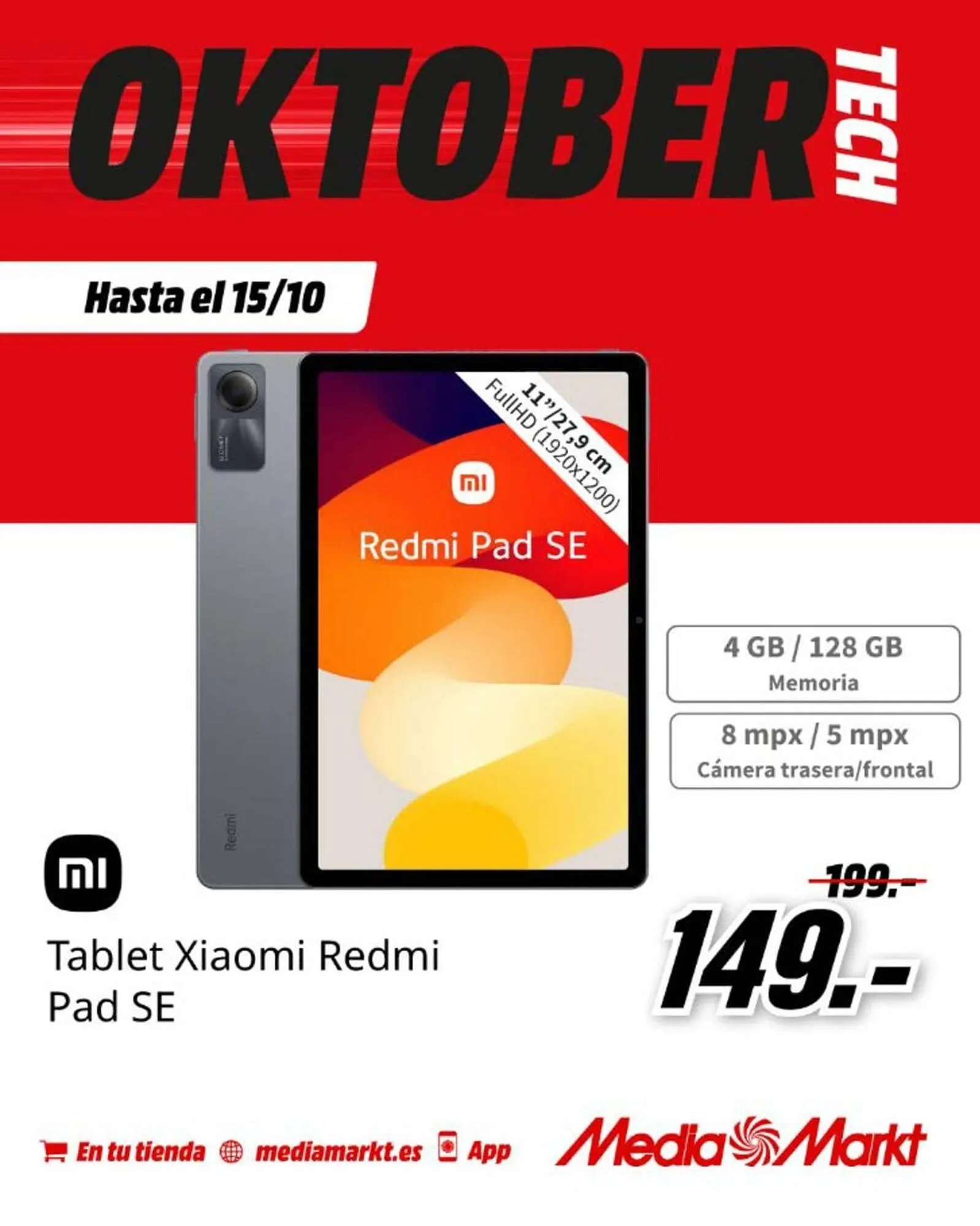 Catálogo de Folleto MediaMarkt 8 de octubre al 15 de octubre 2025 - Página 1