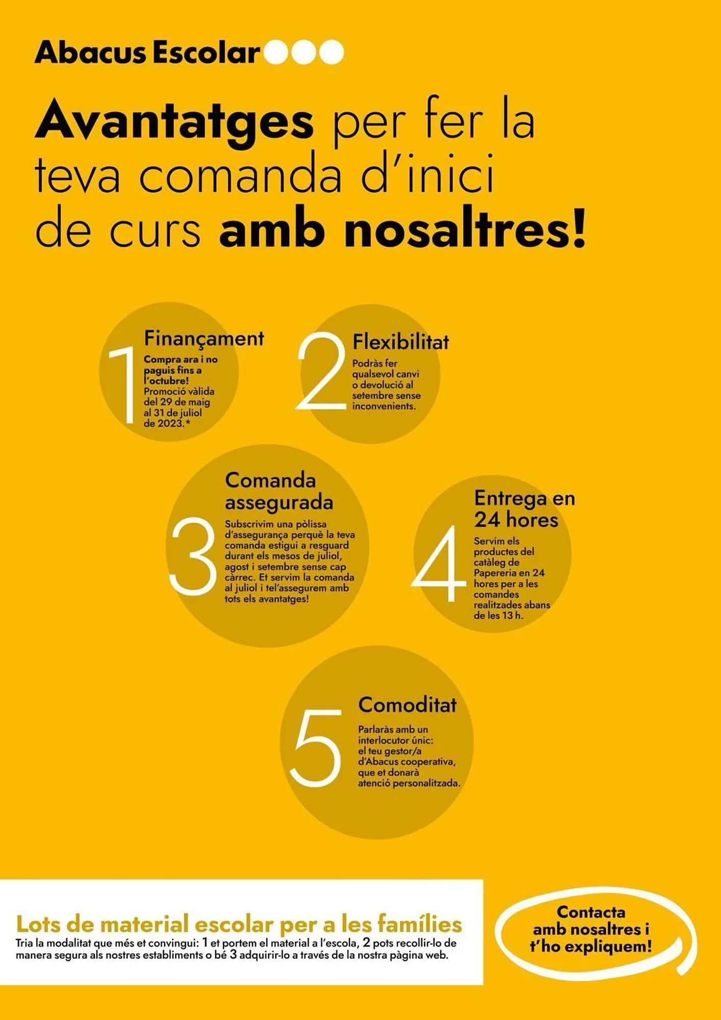 Catálogo de Folleto Abacus 19 de mayo al 30 de septiembre 2023 - Página 2