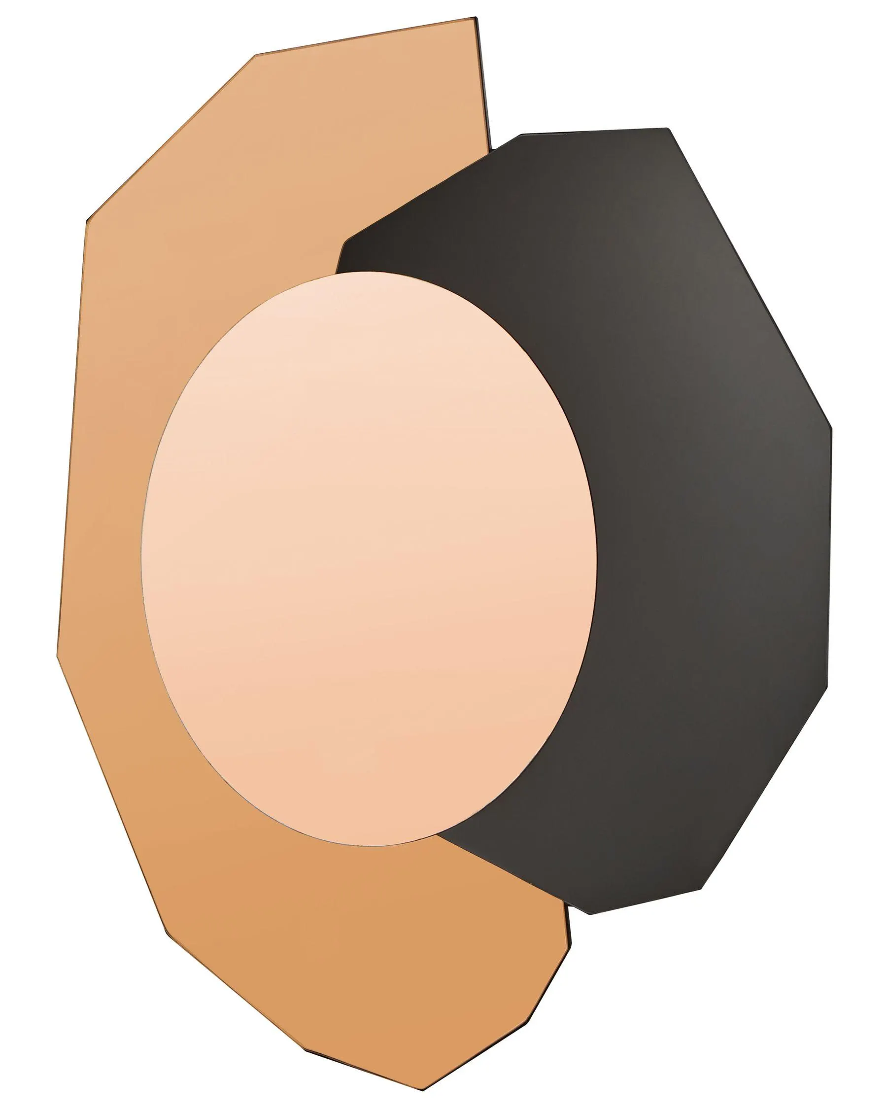 Espejo TROYON 62 cm 80 cm Rosa dorado