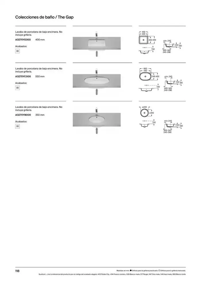 Catálogo de Colecciones de Baño, Muebles y Accesorios 9 de enero al 31 de diciembre 2025 - Página 120
