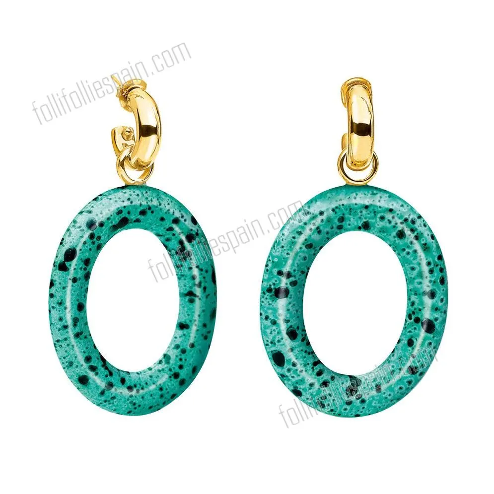 Folli Follie sueño cubano Línea Expedición rápida pendientes