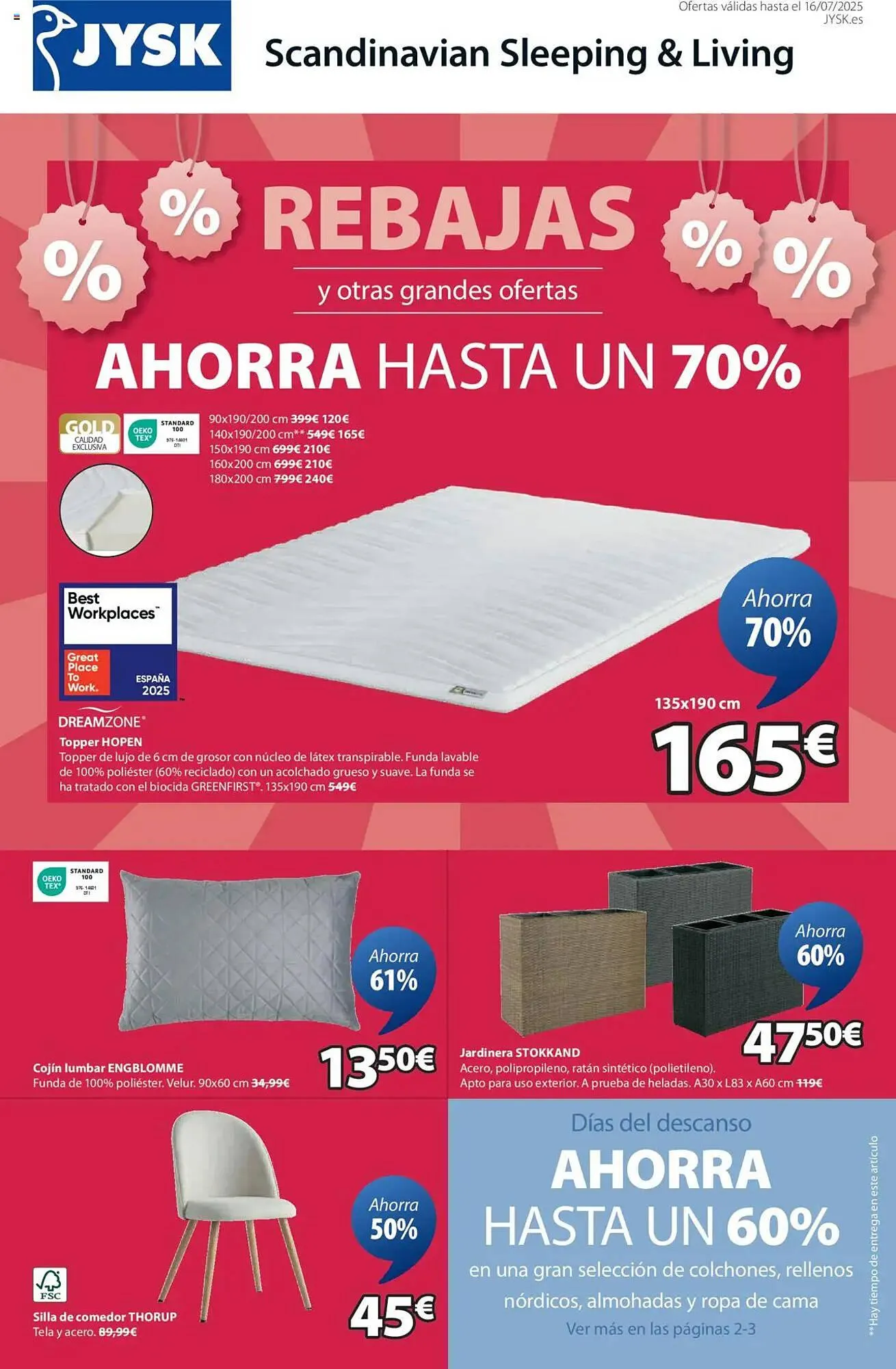 Catálogo de Folleto JYSK 3 de julio al 16 de julio 2025 - Página 2