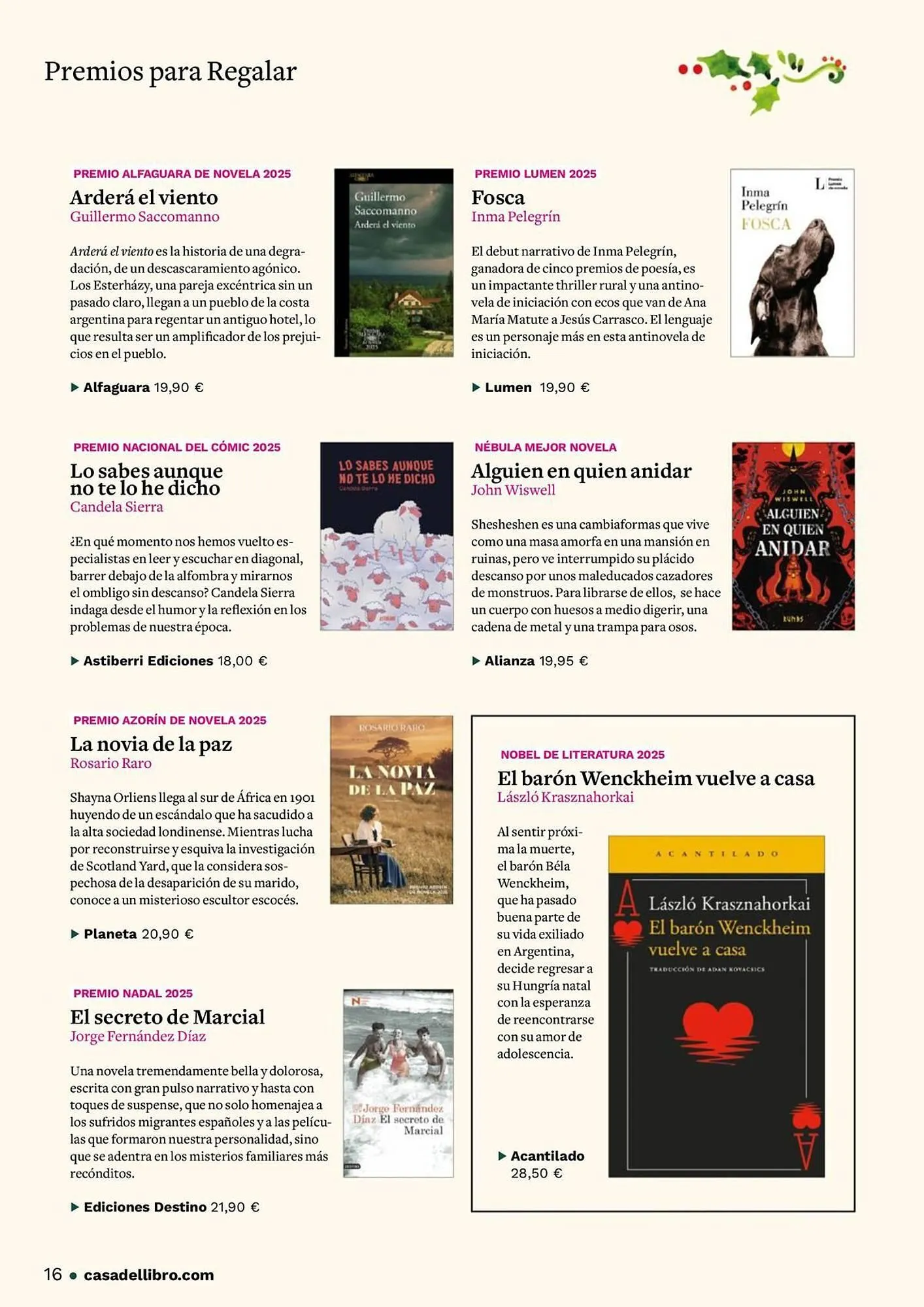 Catálogo de Catálogo Casa del Libro 19 de noviembre al 31 de enero 2026 - Página 16