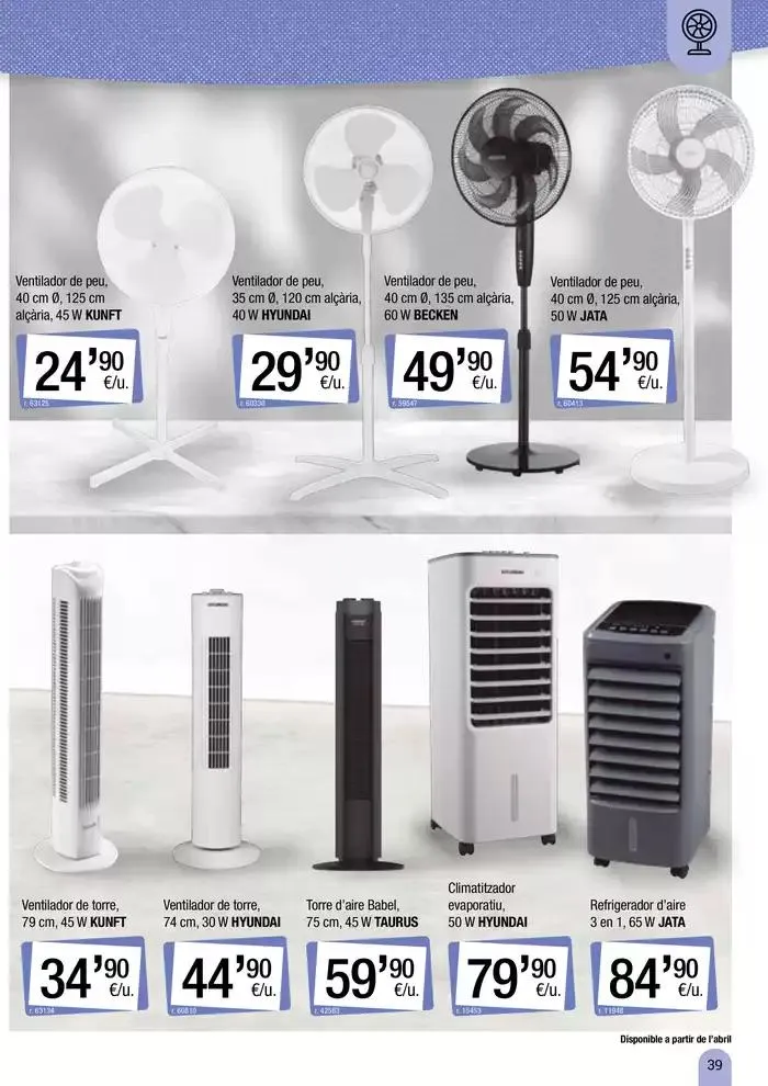 Catálogo de Catàleg vàlid del 18 de març al 25 d’agost 18 de marzo al 25 de agosto 2025 - Página 39