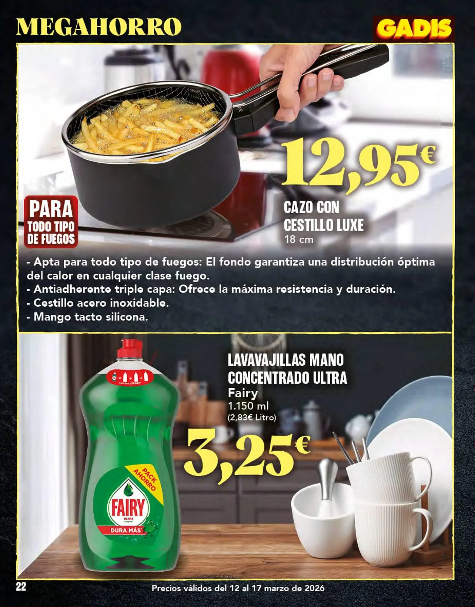 Catálogo de Folleto Gadis 12 de marzo al 17 de marzo 2026 - Página 22
