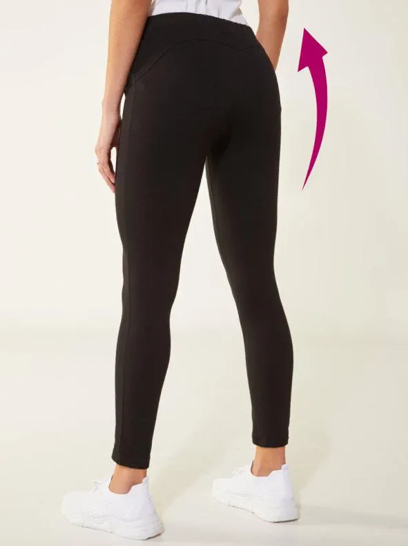 Legging push up con canesú en la espalda