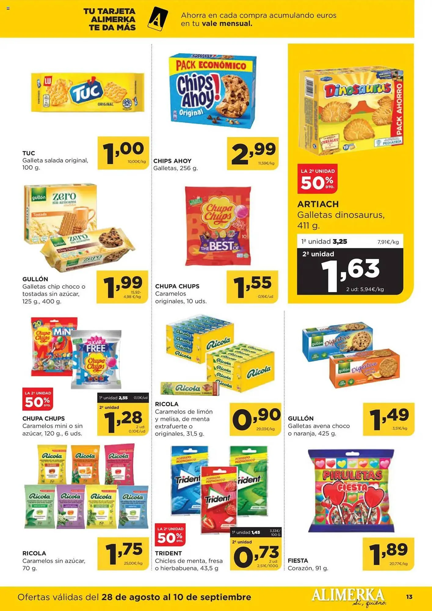 Catálogo de Folleto Alimerka 28 de agosto al 10 de septiembre 2025 - Página 13
