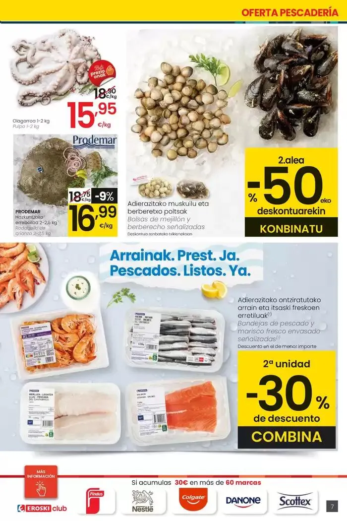 Catálogo de 2000 produktu baino gehiago, BETI PREZIO ONEAN HIPERMERKATUAK EROSKI 13 de febrero al 25 de febrero 2025 - Página 7