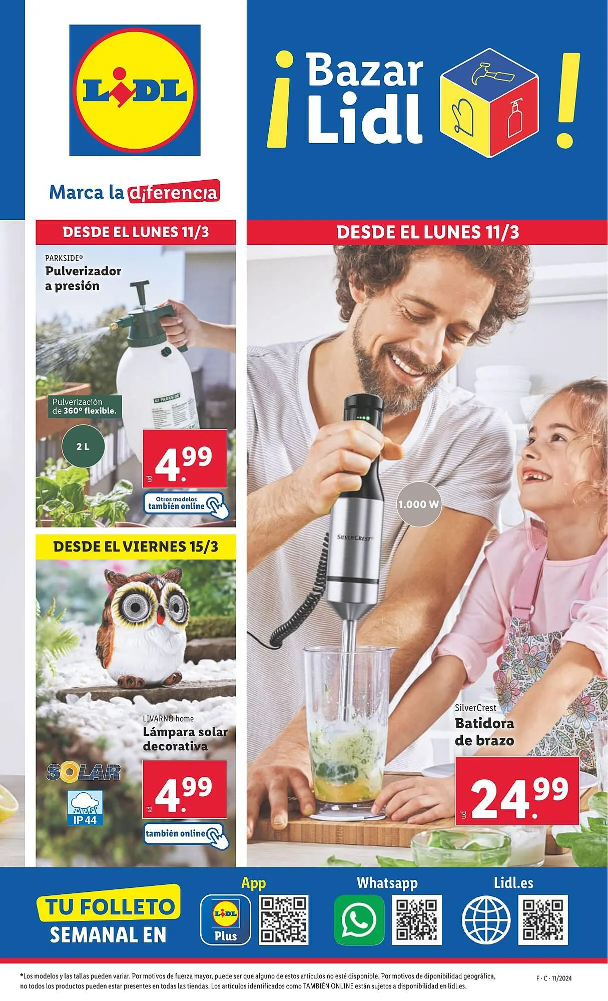 Catálogo de Folleto Lidl 11 de marzo al 17 de marzo 2024 - Página 1