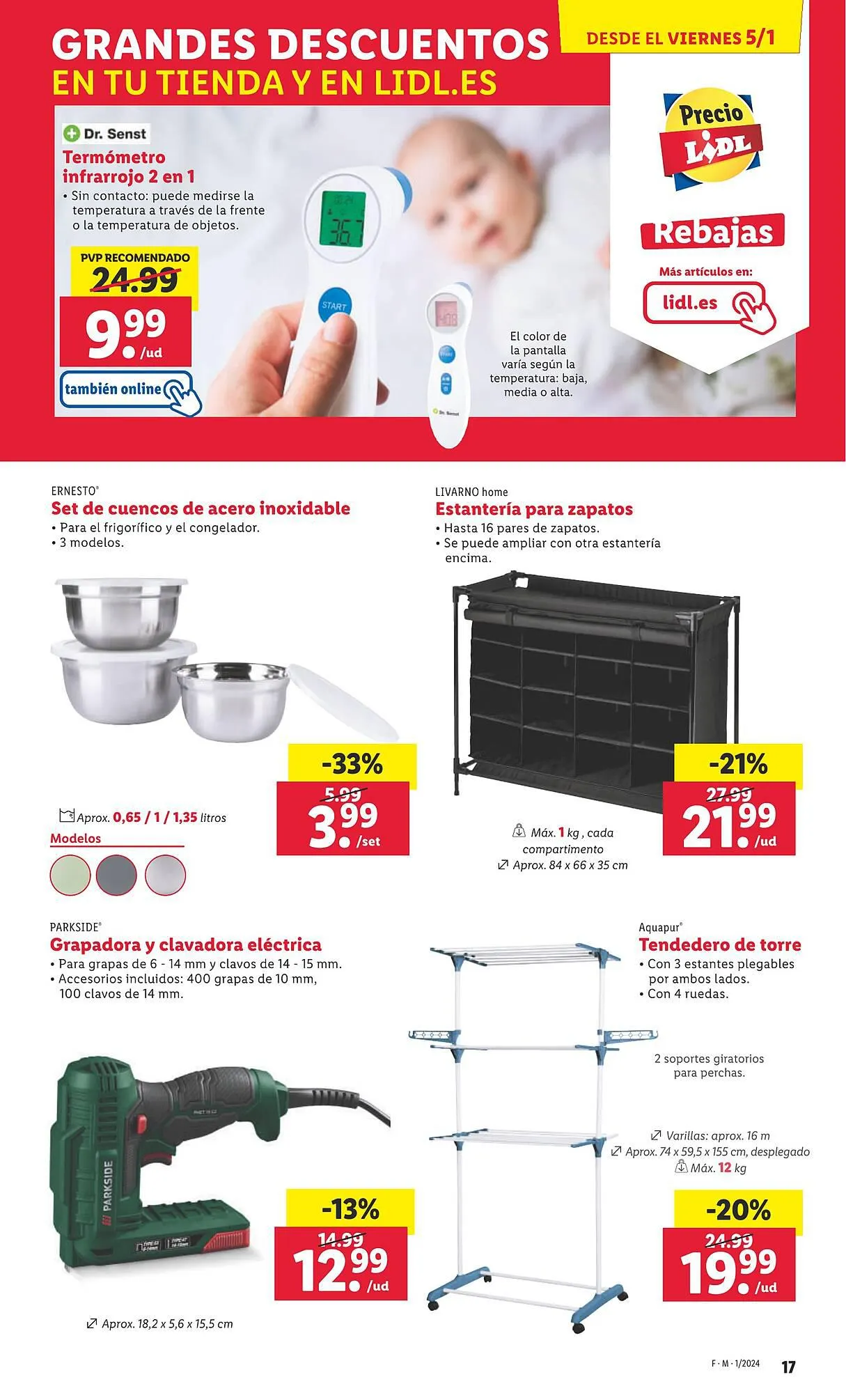 Catálogo de Folleto Lidl 2 de enero al 7 de enero 2024 - Página 39