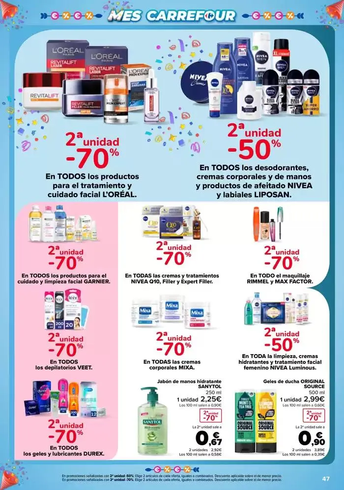 Catálogo de 50% QUE VUELVE + 2ªUD. AL -50% 13 de mayo al 26 de mayo 2025 - Página 47