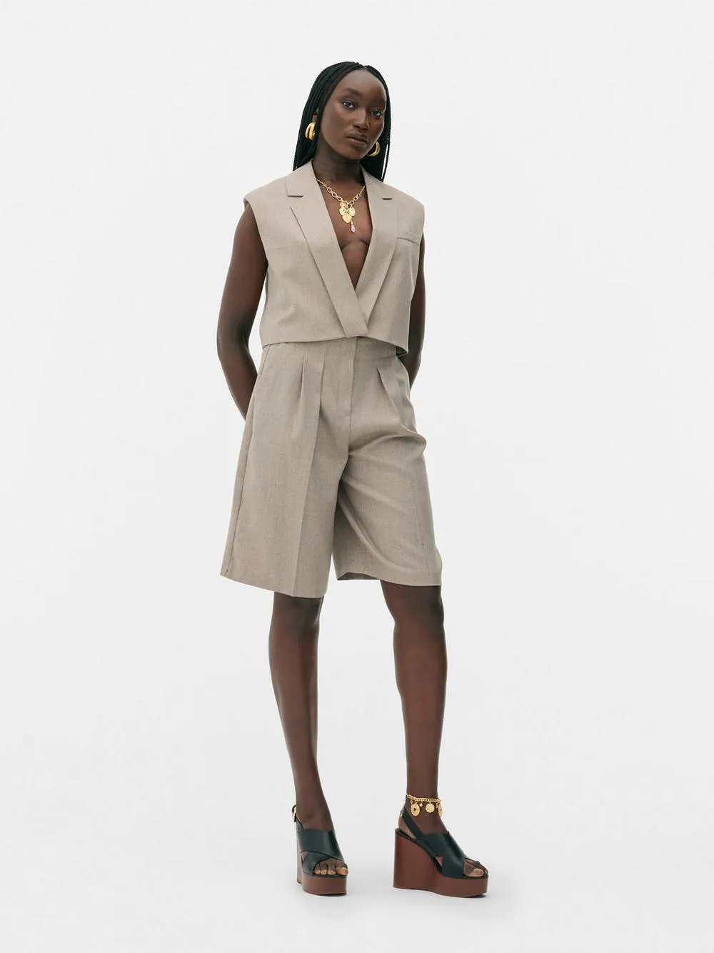 „Rita Ora“ Elegante Bermudashorts