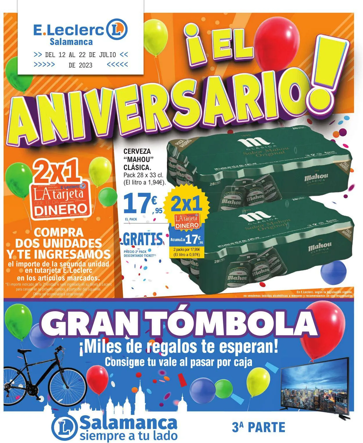 Catálogo de E.leclerc - Salamanca Oferta actual 12 de julio al 22 de julio 2023 - Página 1