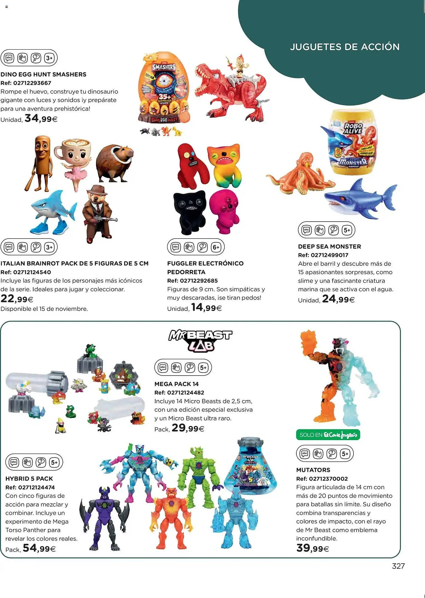 Catálogo de Catálogo El Corte Inglés 27 de octubre al 24 de diciembre 2025 - Página 327