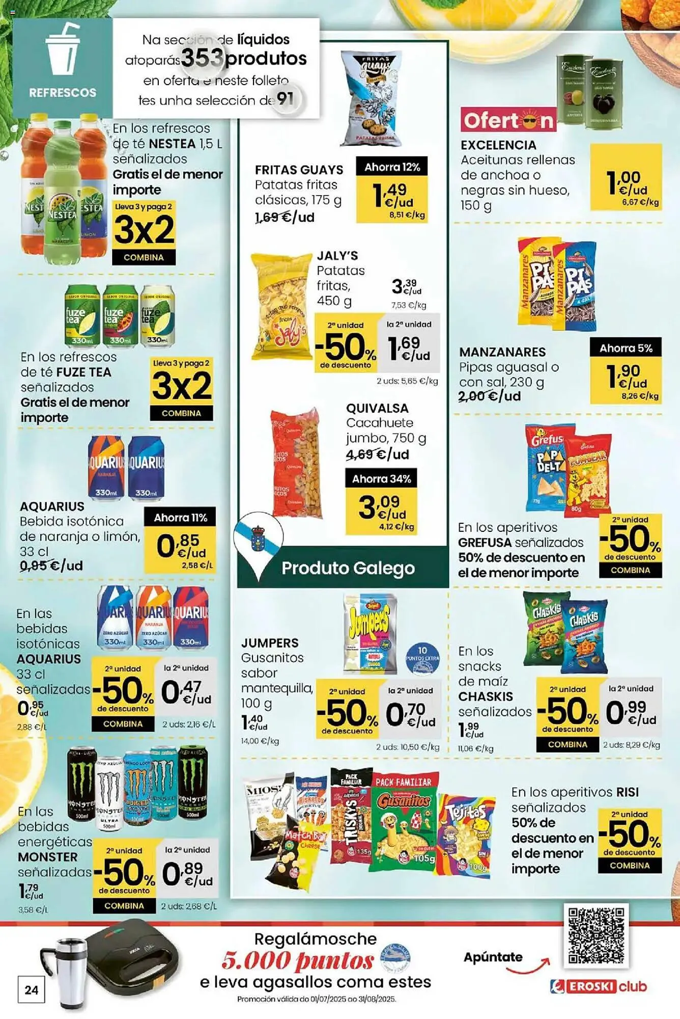 Catálogo de Folleto Eroski 31 de julio al 12 de agosto 2025 - Página 24