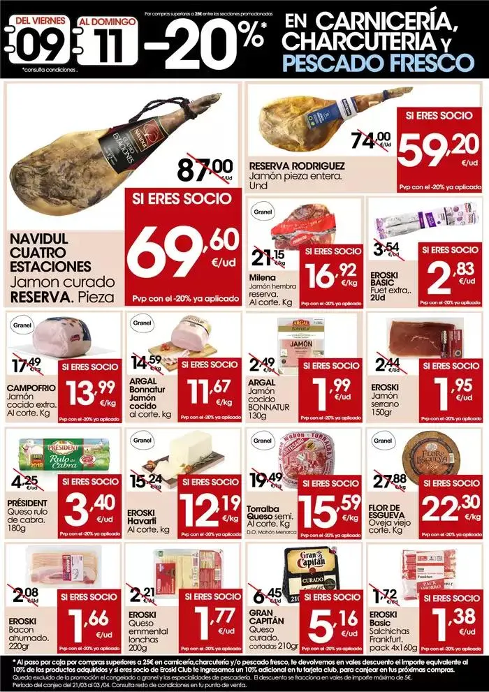 Catálogo de -20% en carnicería, charcutería y pescado fresco 8 de mayo al 11 de mayo 2025 - Página 2