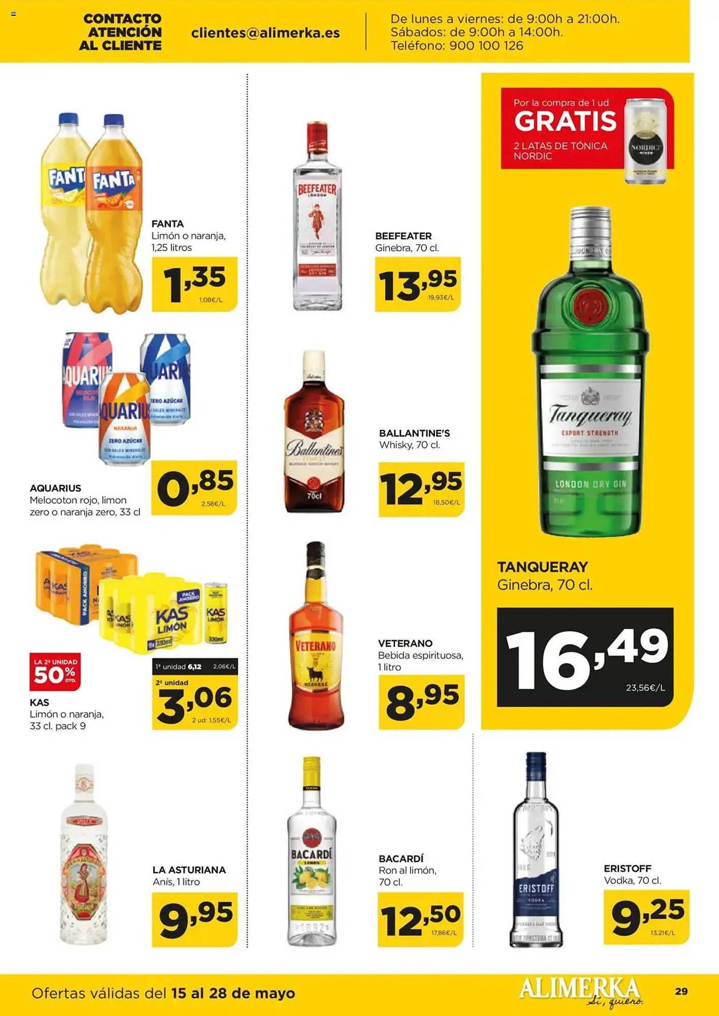 Catálogo de Folleto Alimerka 15 de mayo al 28 de mayo 2025 - Página 29