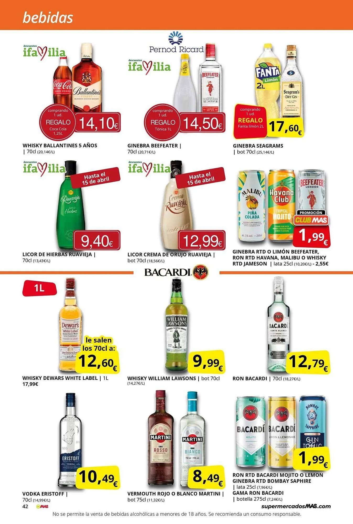 Catálogo de Folleto Supermercados MAS 27 de marzo al 29 de abril 2026 - Página 42