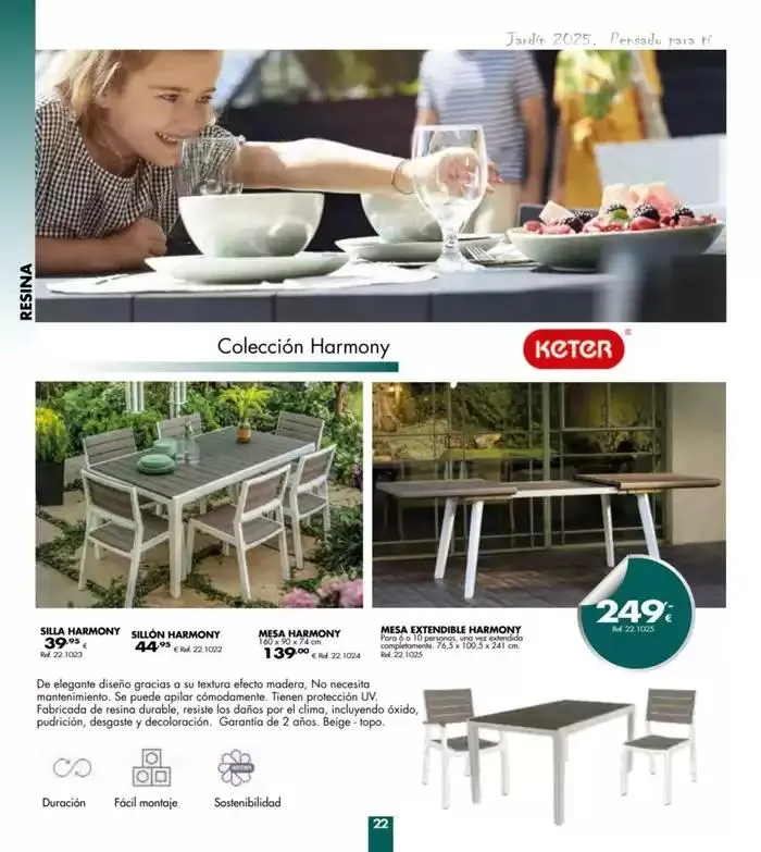 Catálogo de Jardín y Piscinas 2025 7 de abril al 24 de agosto 2025 - Página 22