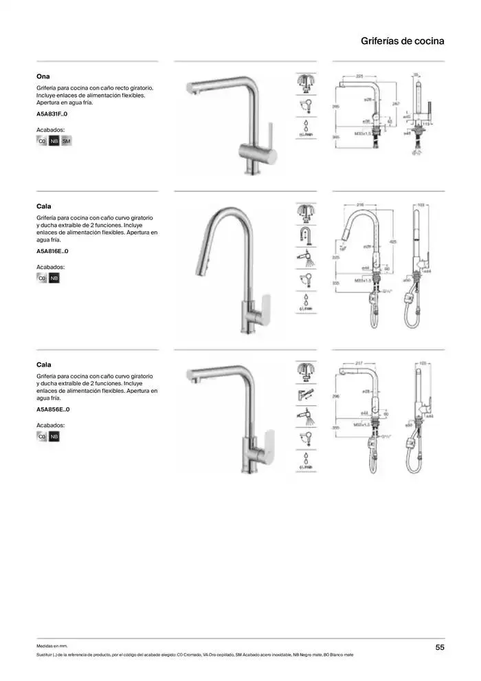Catálogo de Fregaderos y grifería para cocina 9 de enero al 31 de diciembre 2025 - Página 57