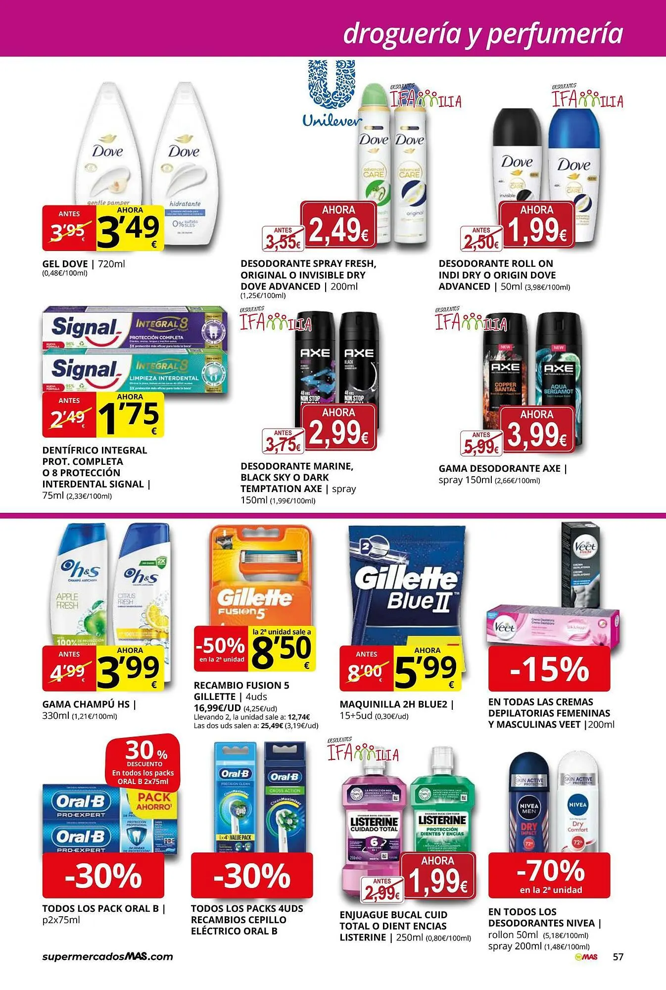 Catálogo de Folleto Supermercados MAS 29 de agosto al 30 de septiembre 2025 - Página 57