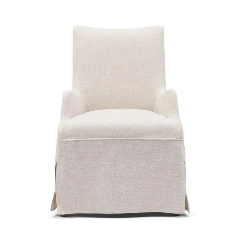 Dining chair with armrests with linen cover, Puglia