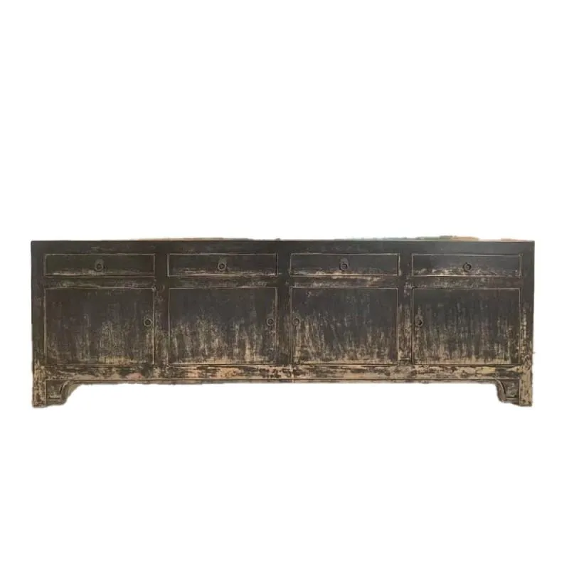 Aged black elm TV furniture Palo Santo, 180cm