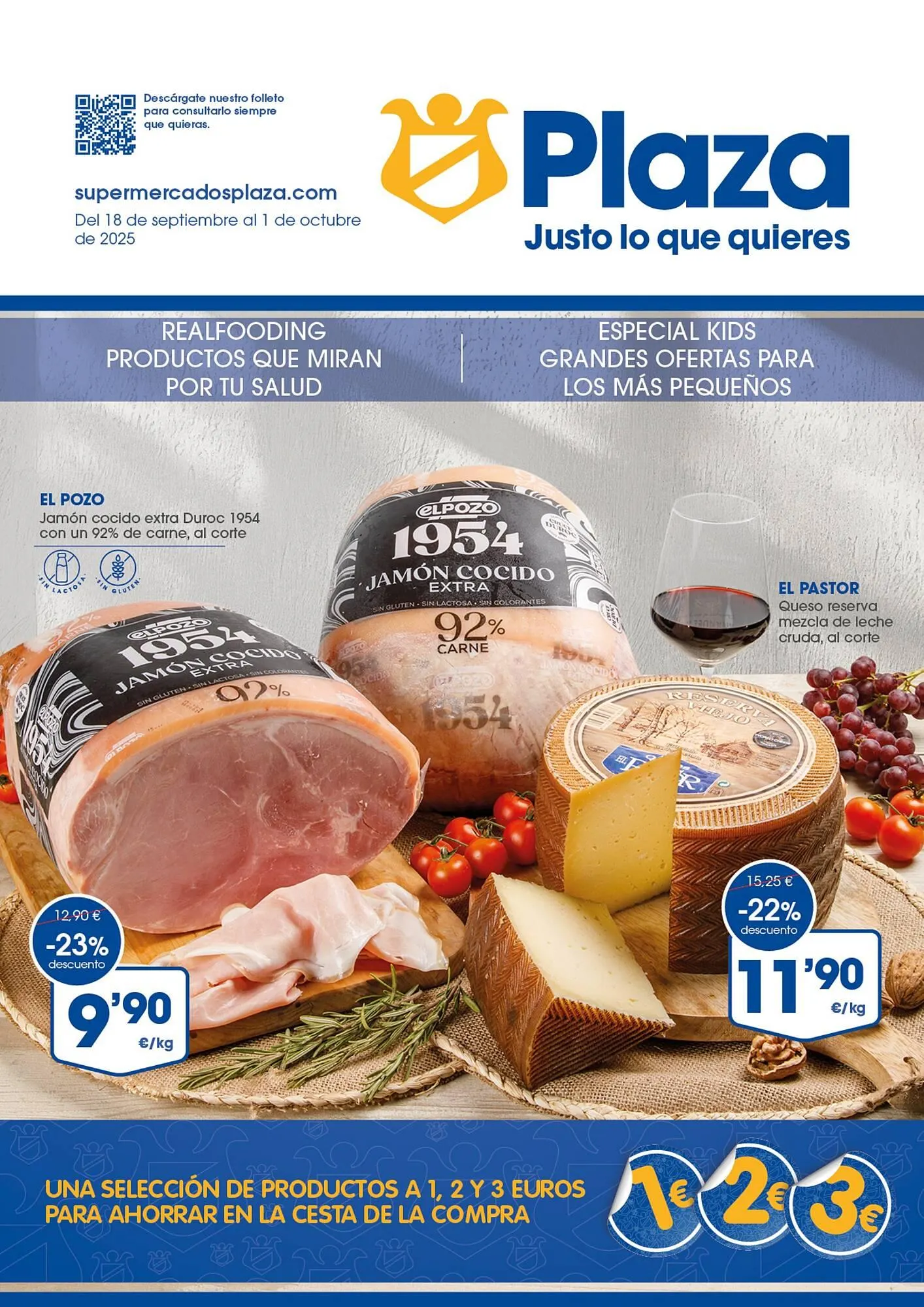 Catálogo de Folleto Supermercados Plaza 18 de septiembre al 1 de octubre 2025 - Página 1