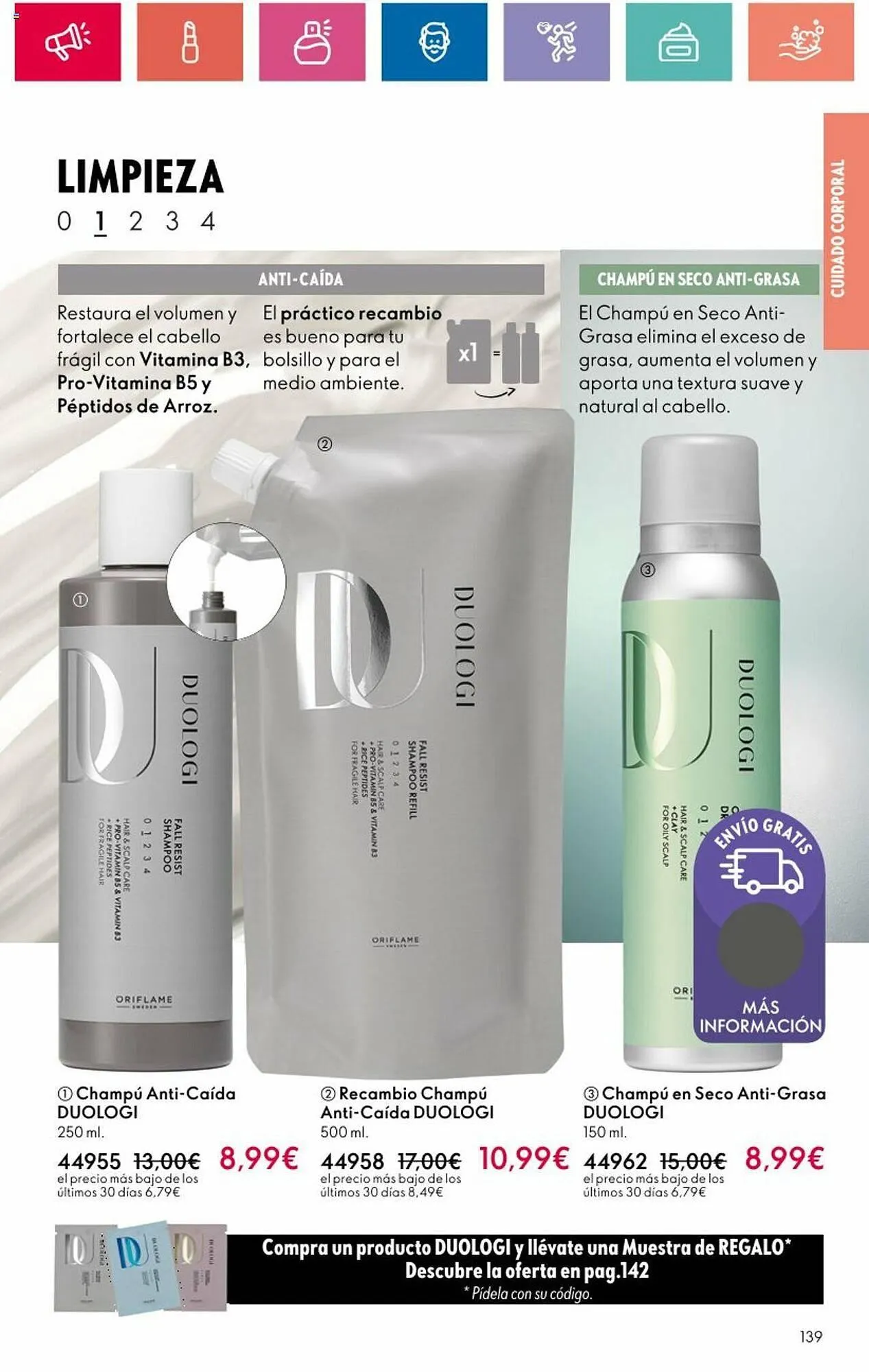 Catálogo de Folleto Oriflame 7 de mayo al 27 de mayo 2024 - Página 139