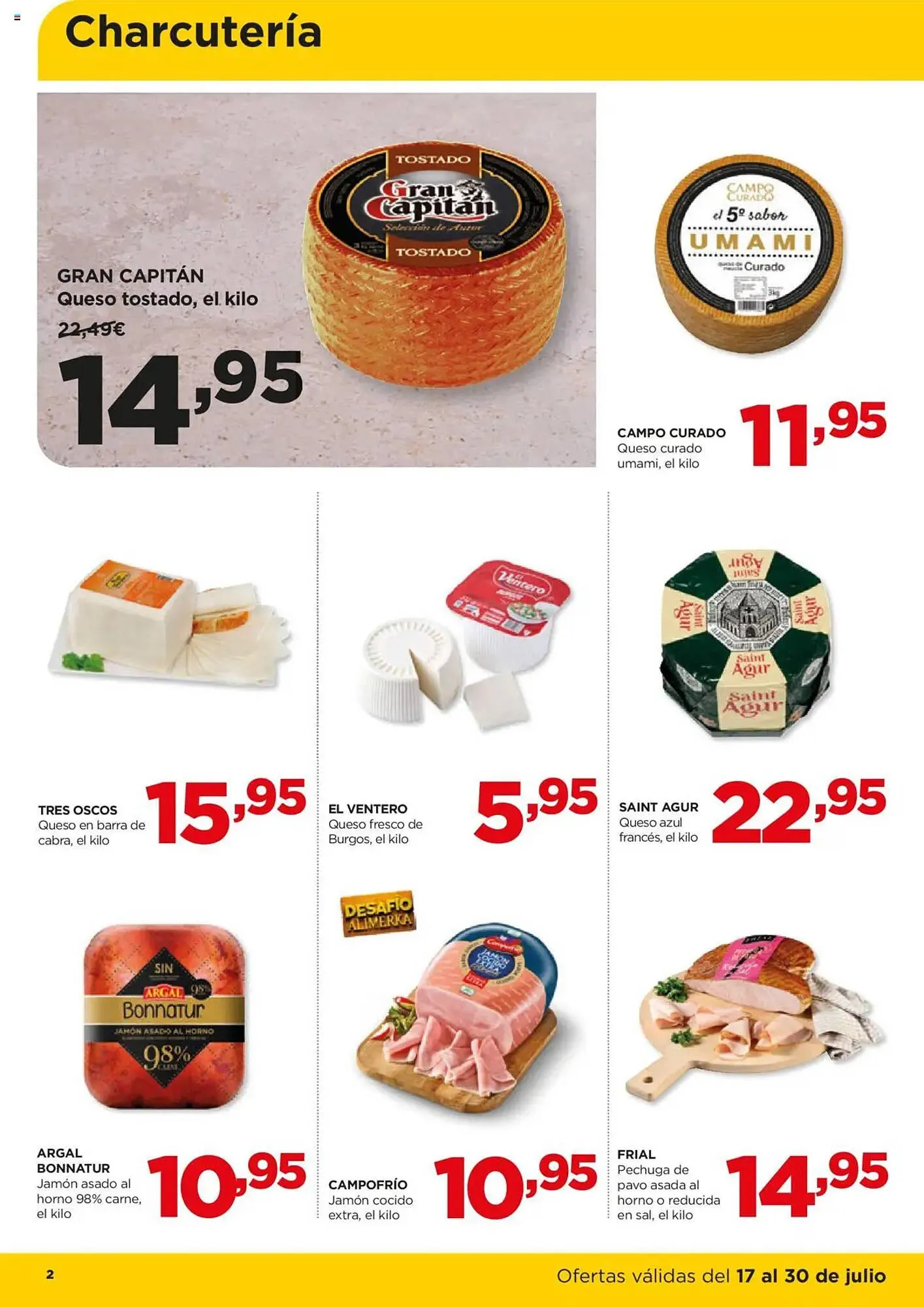 Catálogo de Folleto Alimerka 17 de julio al 30 de julio 2025 - Página 2