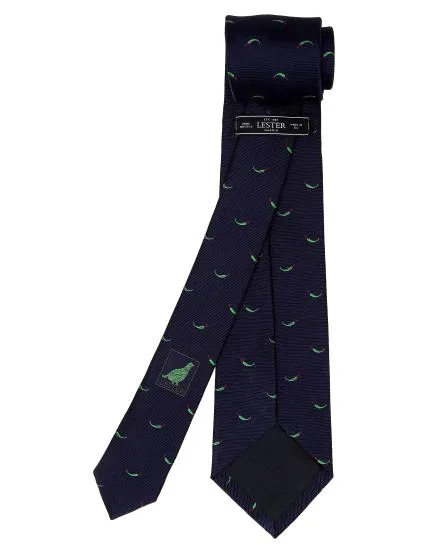 Corbata guindilla Azul/verde