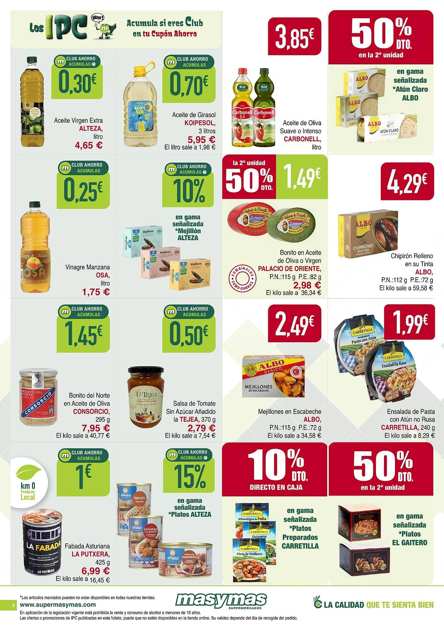 Catálogo de Folleto Masymas 4 de septiembre al 1 de octubre 2025 - Página 8