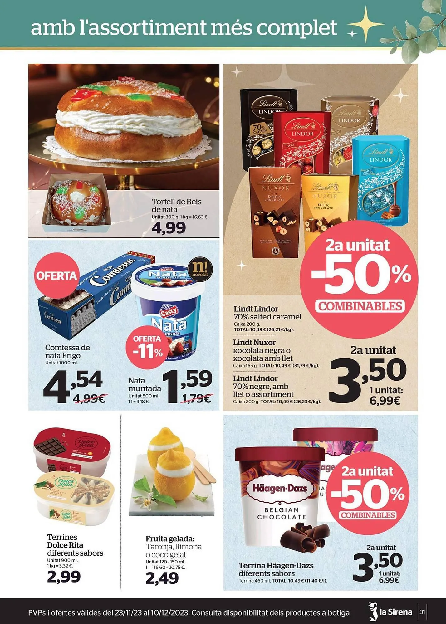 Catálogo de Folleto La Sirena 23 de noviembre al 10 de diciembre 2023 - Página 31