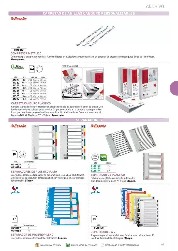 Catálogo de CATÁLOGO 2025 ESENCIAL OFICINA 21 de mayo al 31 de diciembre 2025 - Página 63