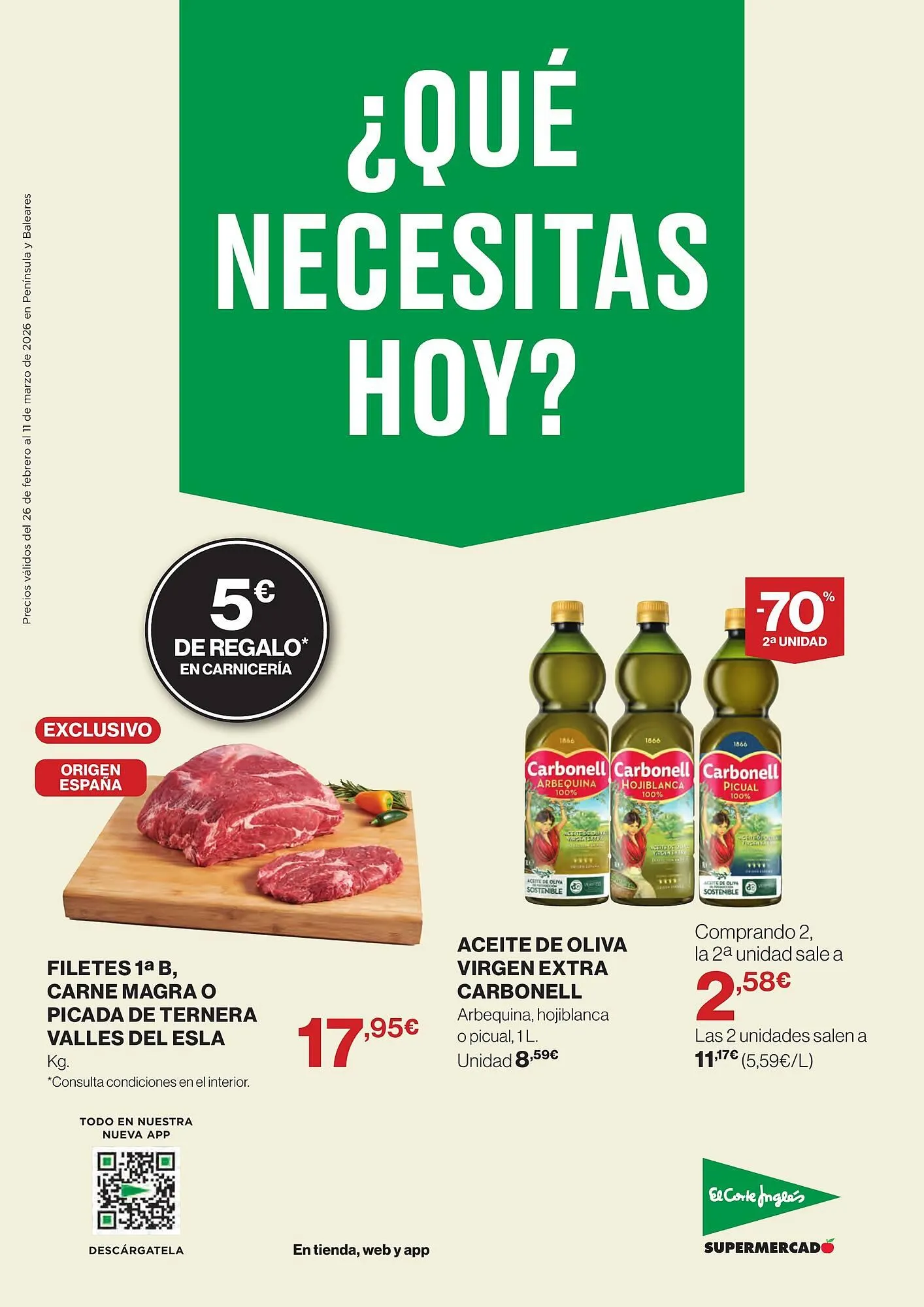 Catálogo de Catálogo El Corte Inglés 26 de febrero al 11 de marzo 2026 - Página 1
