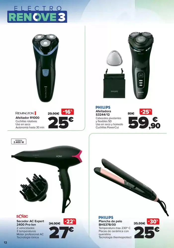 Catálogo de ELECTRO RENOVE 3 25 de marzo al 9 de abril 2025 - Página 12