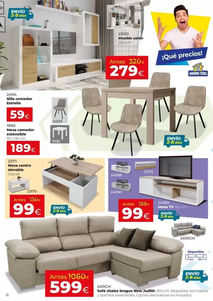 Catálogo de Más muebles por menos dinero 1 de octubre al 20 de octubre 2024 - Página 12