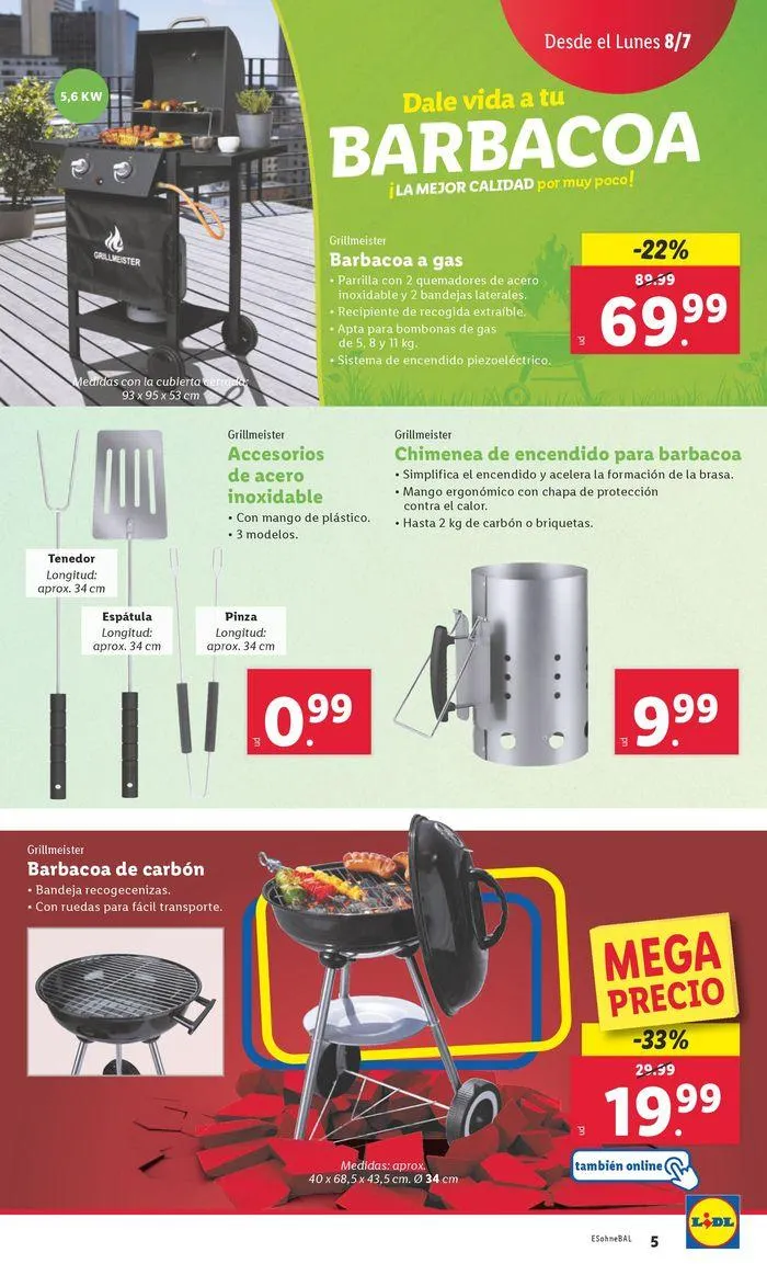 Catálogo de ¡Bazar Lidl! 8 de julio al 14 de julio 2024 - Página 5