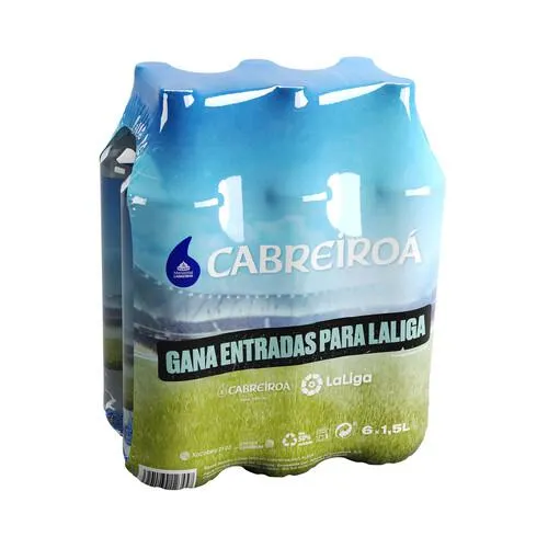 CABREIROA Agua mineral CABREIROA botella pack de 6 uds x 1,5 l.